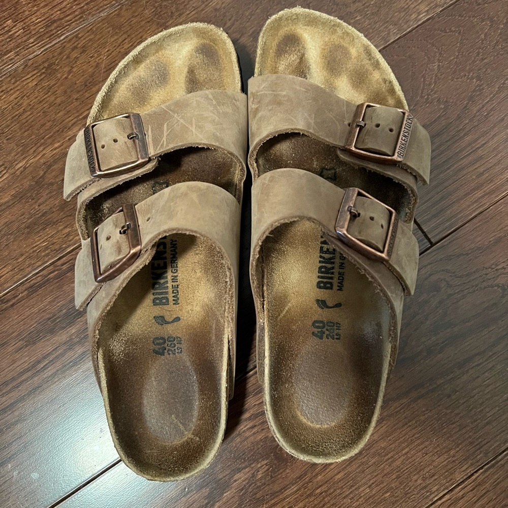 Only worn in the house, basically new!